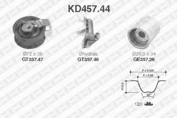 KD457.44 SNR   