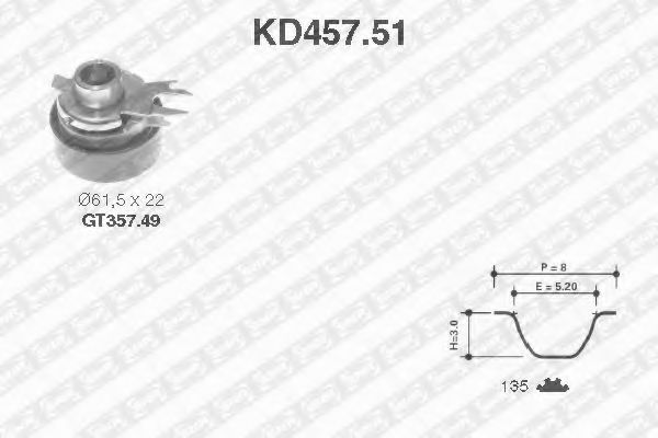 KD457.51 SNR   