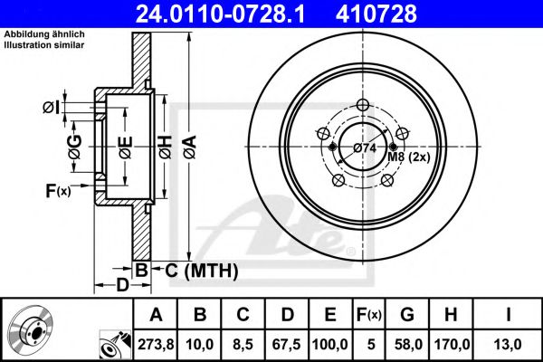 24.0110-0728.1 ATE  