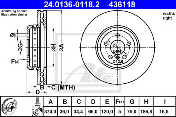 24.0136-0118.2 ATE  