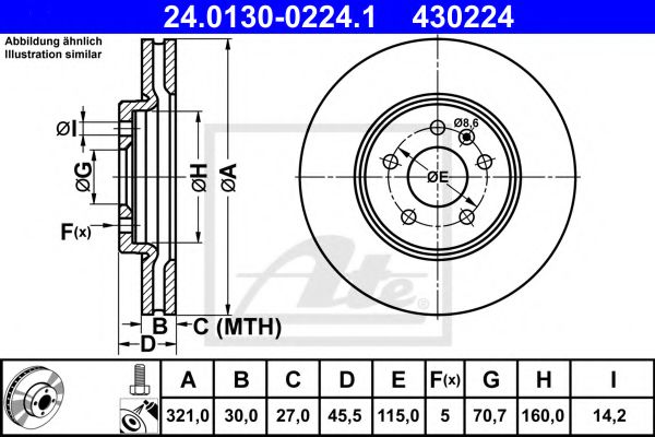 24.0130-0224.1 ATE  