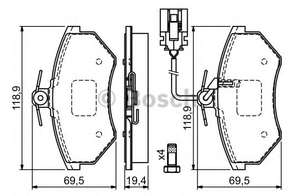 0 986 460 948 BOSCH   ,  