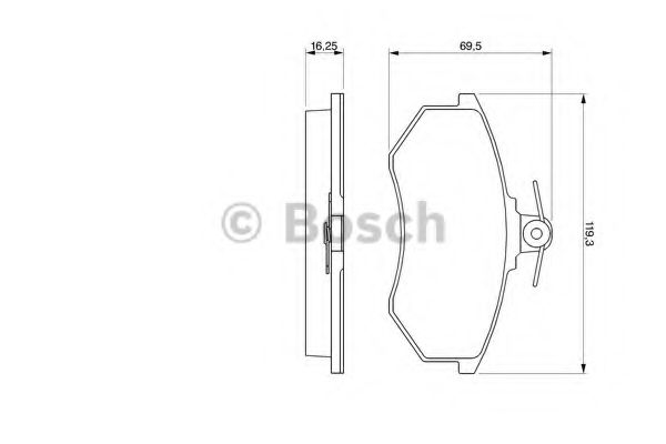 0 986 466 698 BOSCH   ,  