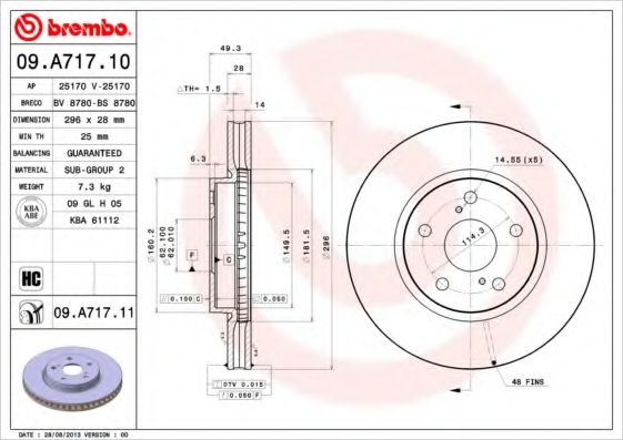 09.A717.11 BREMBO  