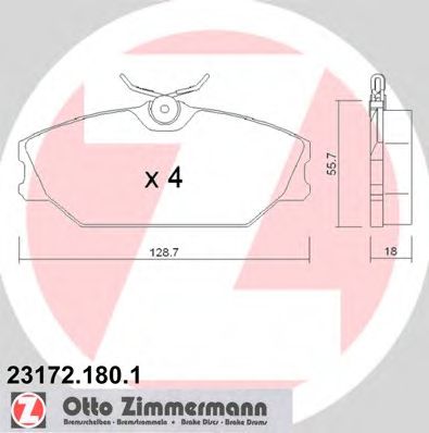 23172.180.1 OTTO ZIMMERMANN   ,  